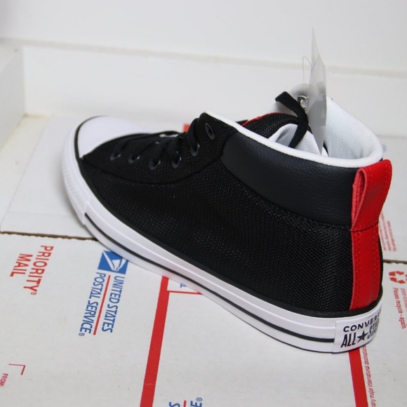 Converse Black Chuck Taylor All Star STREET MIDS - Picture 4 of 7